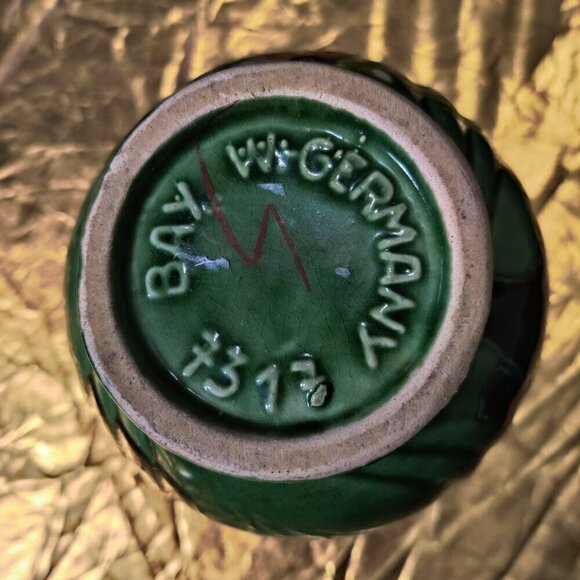 Bay Kemilac designed, 1960's Lava Glaze Pottery from W. Germany number 7317 - Picture 3 of 5